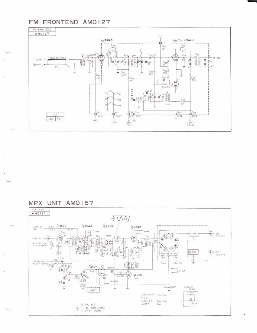 pioneer am 0157 schematic