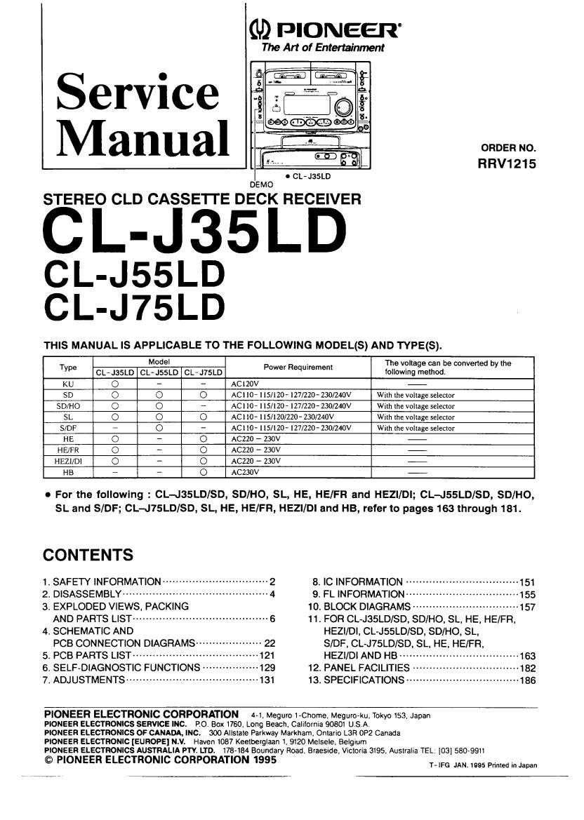 Cl ld. Pioneer CL j75ld Laserdisc Home Theater. Pioneer sa-8100 схема. Pioneer CL j75ld HTS. Pioneer a-717 service manual.