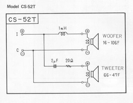 pioneer cs 52 t schematic