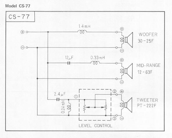 pioneer cs 77 schematic