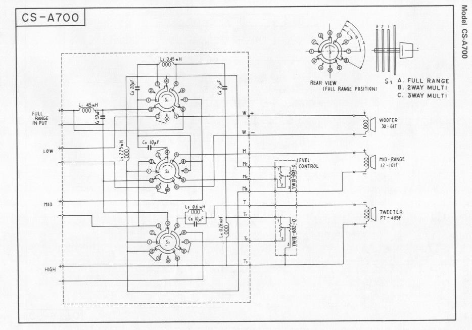 pioneer csa 700 schematic