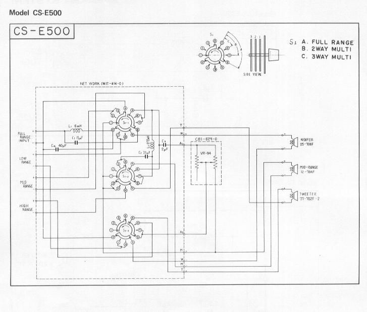 pioneer cse 500 schematic