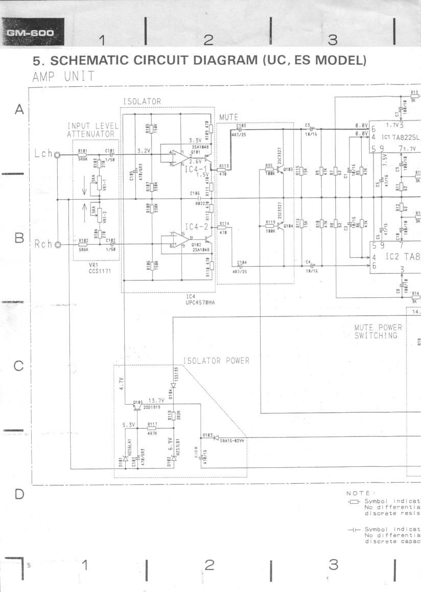 pioneer gm 600 schematic