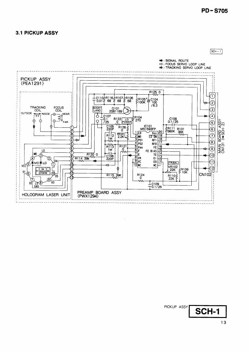 pioneer pds 705 schematic