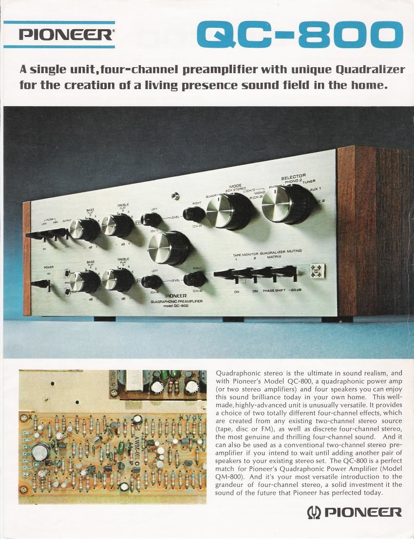 pioneer qc 800 brochure