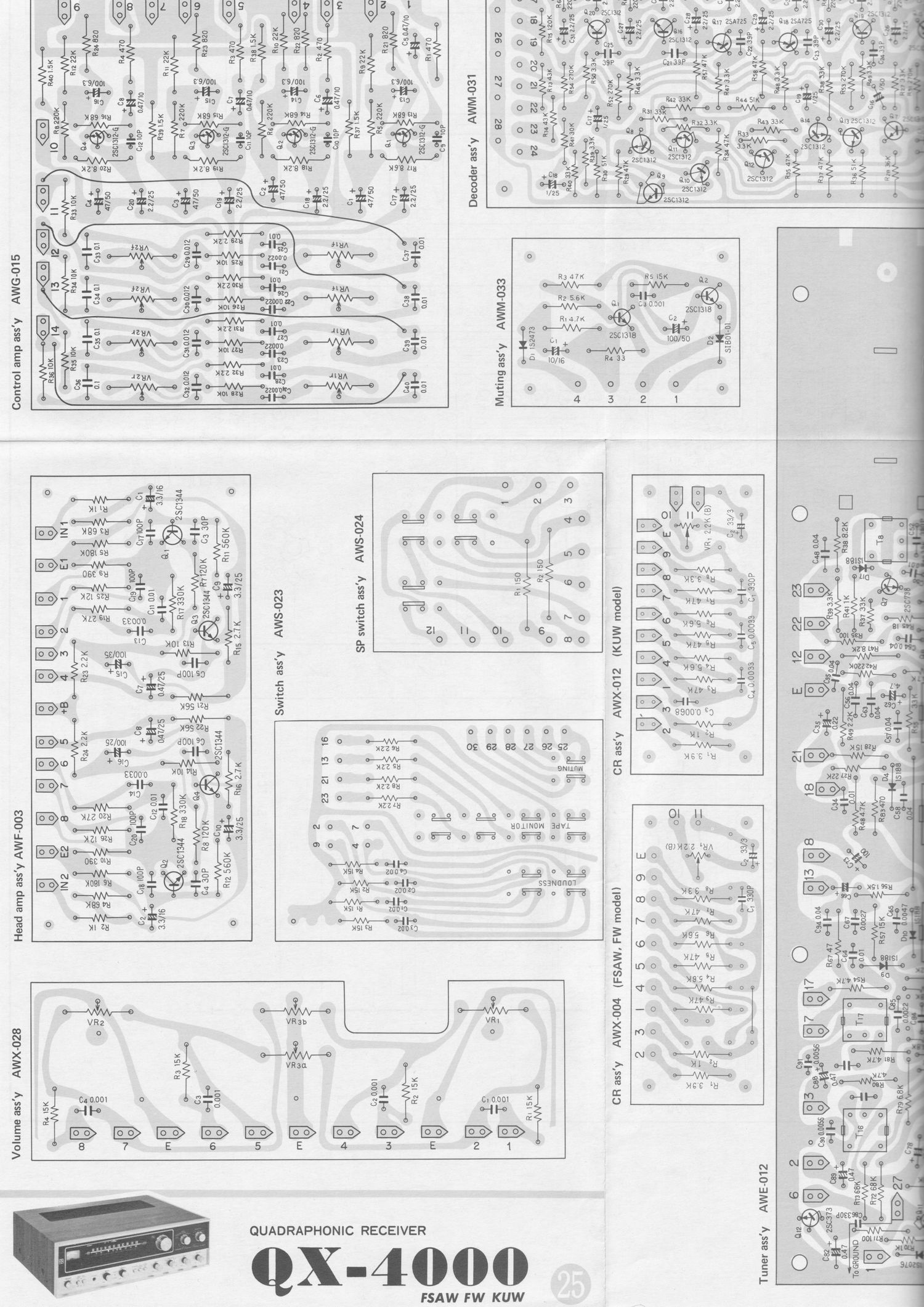 pioneer qx 4000 schematic