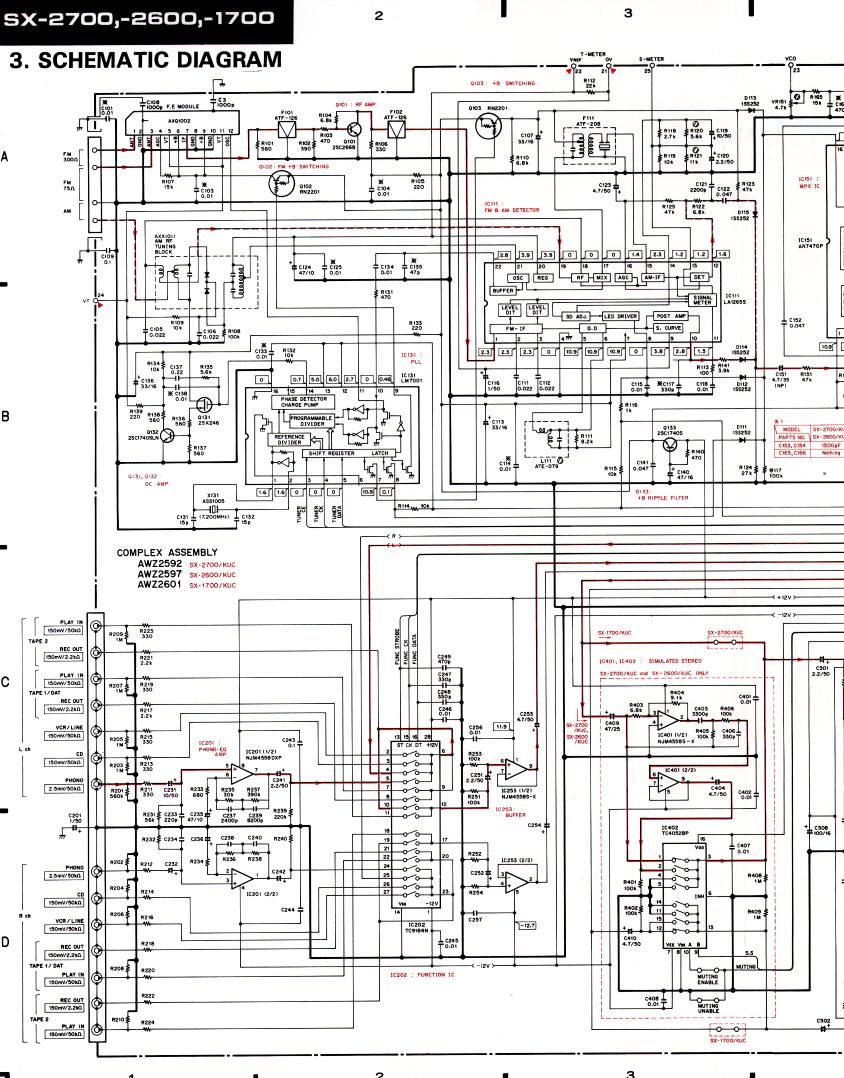 pioneer sx 2600 schematic