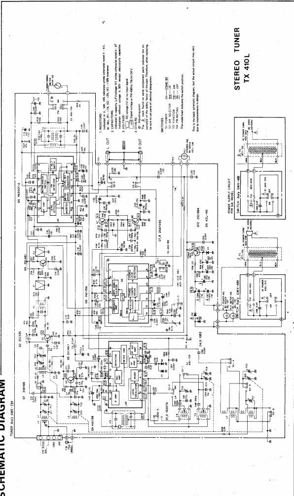 pioneer tx 410 l schematic