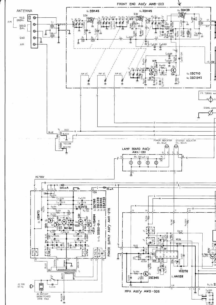 pioneer tx 9500 schematic