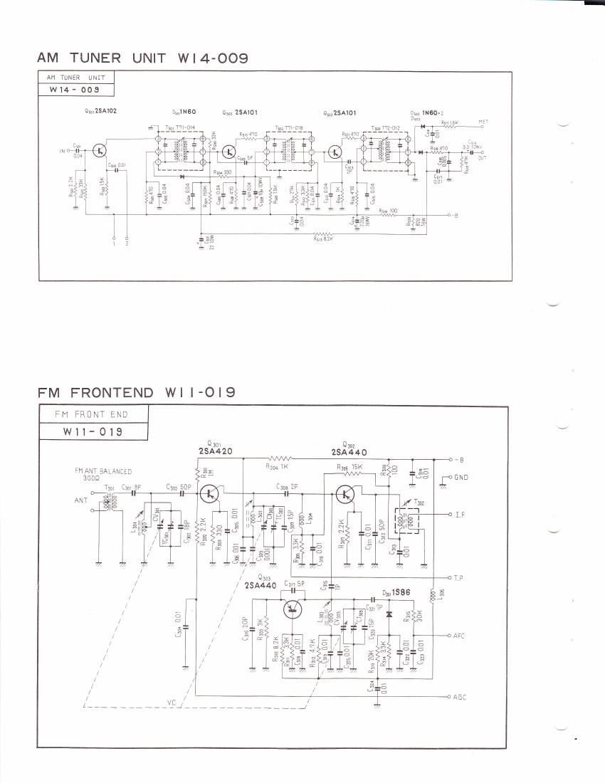 pioneer w 14009 schematic