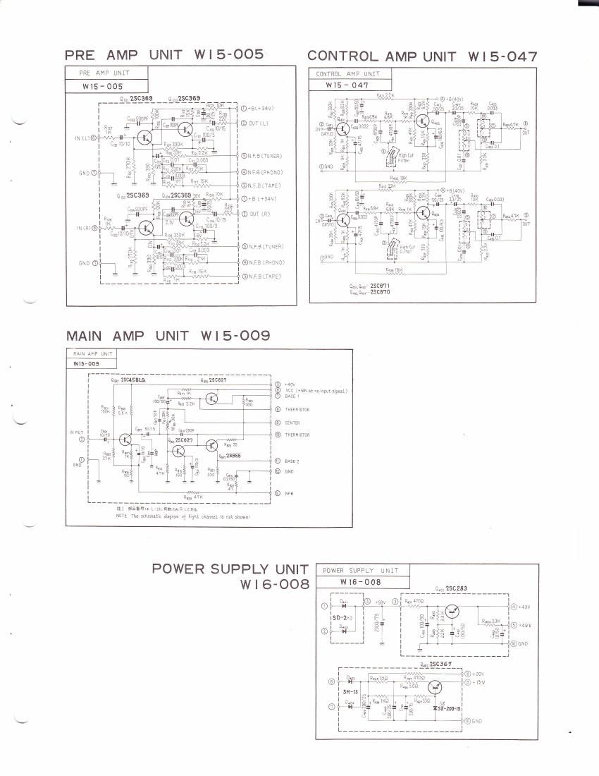 pioneer w 15009 schematic