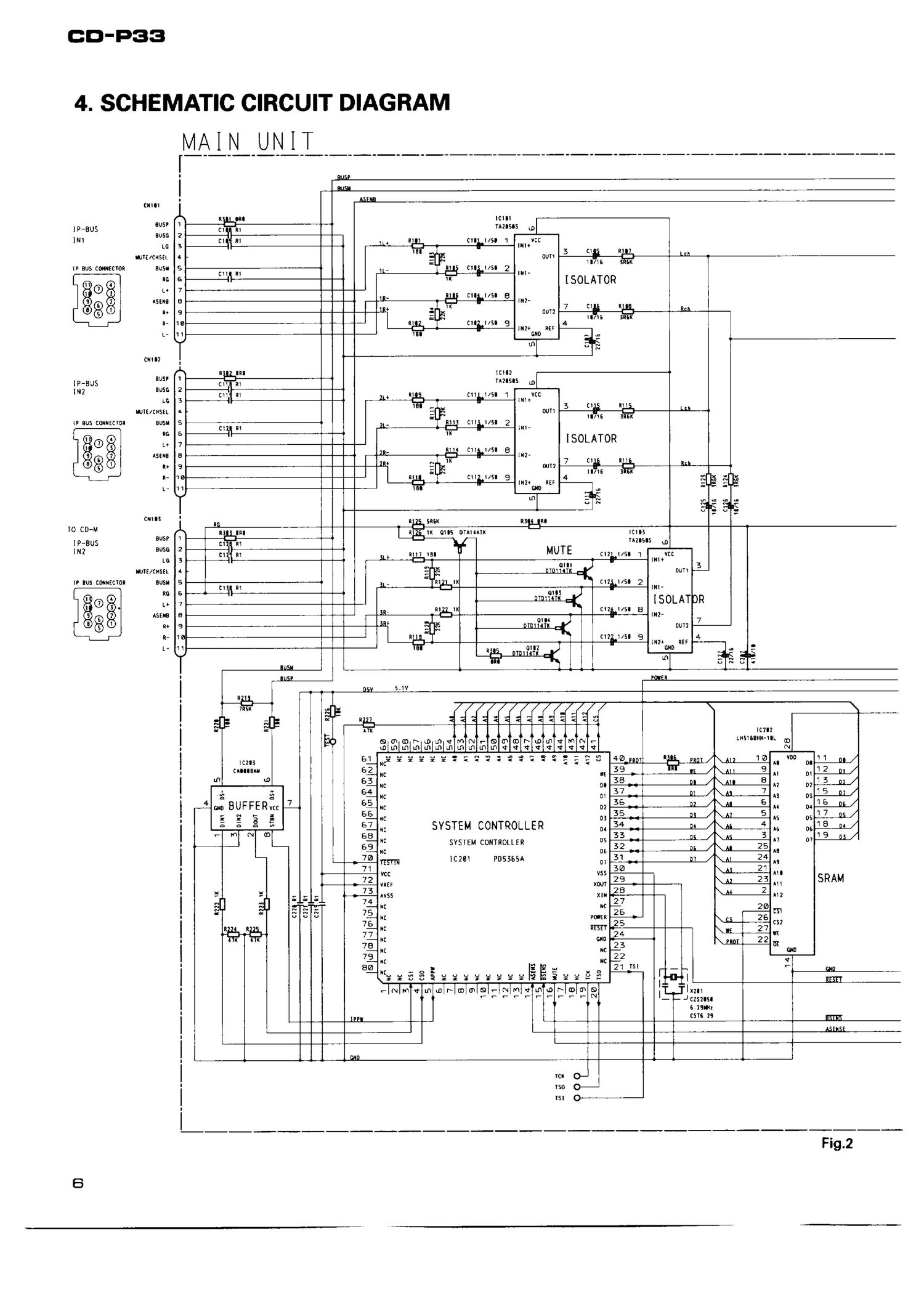 pioneer cdp 33 schematic