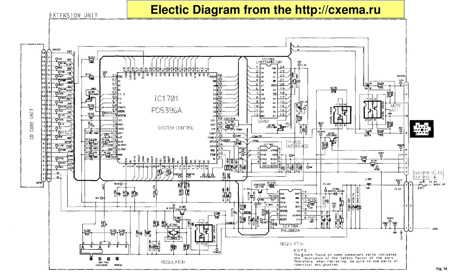 pioneer cdxp 1220 s schematic