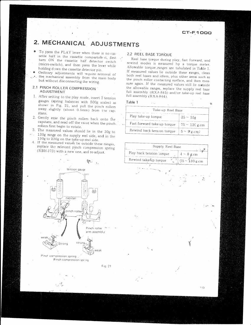 pioneer ctf 1000 service manual