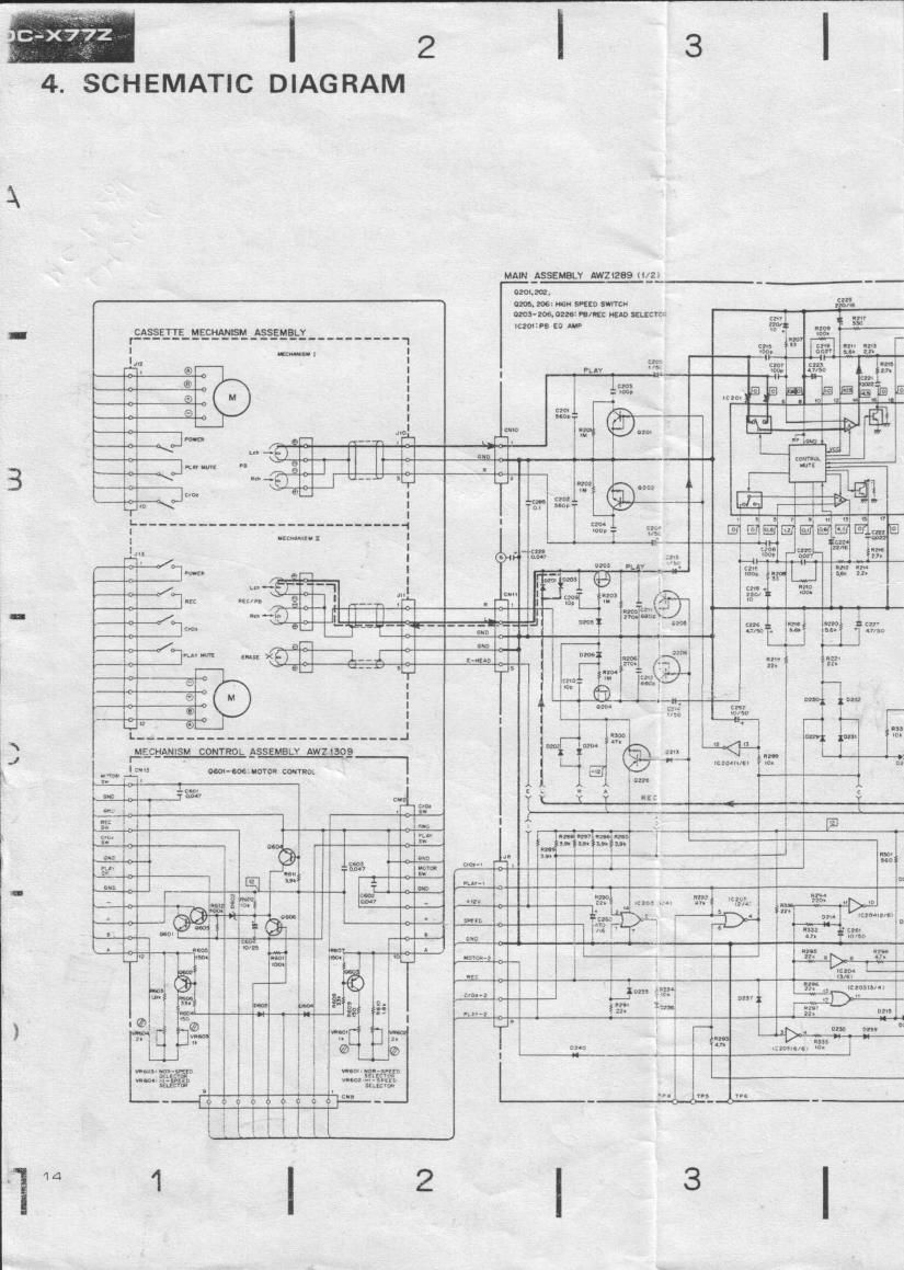 pioneer dcx 77 z schematic