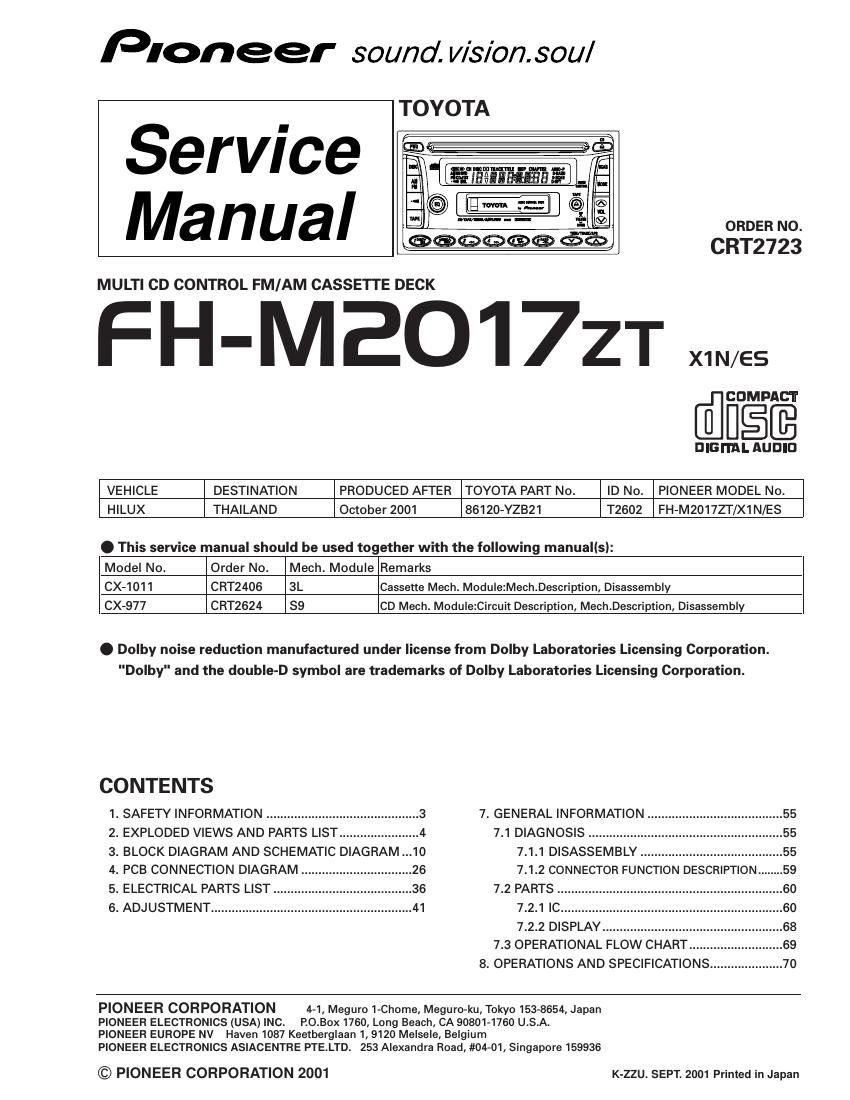 pioneer fhm 2017 zt service manual