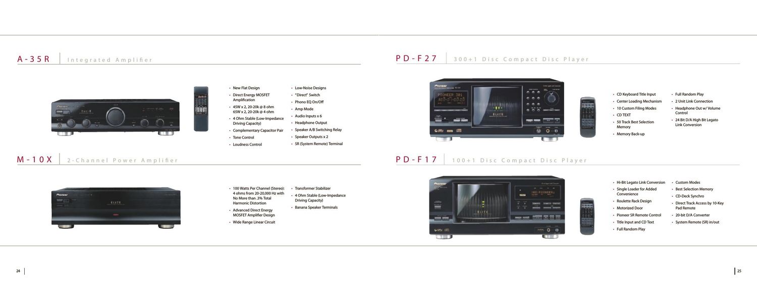 pioneer m 10 x brochure