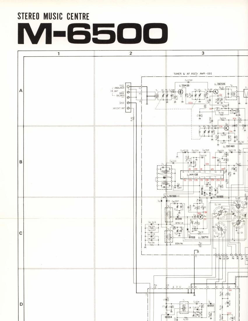 pioneer m 6500 schematic