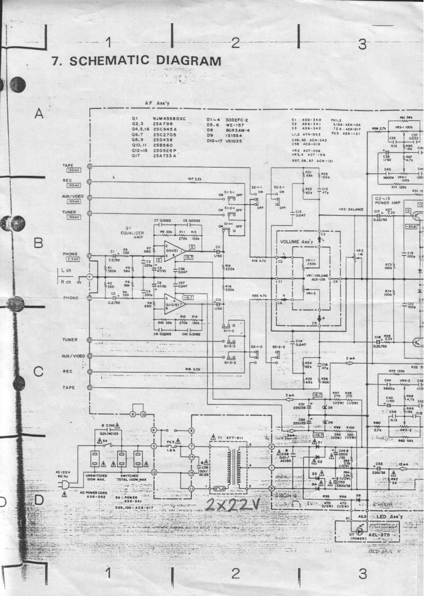 pioneer sa 130 schematic