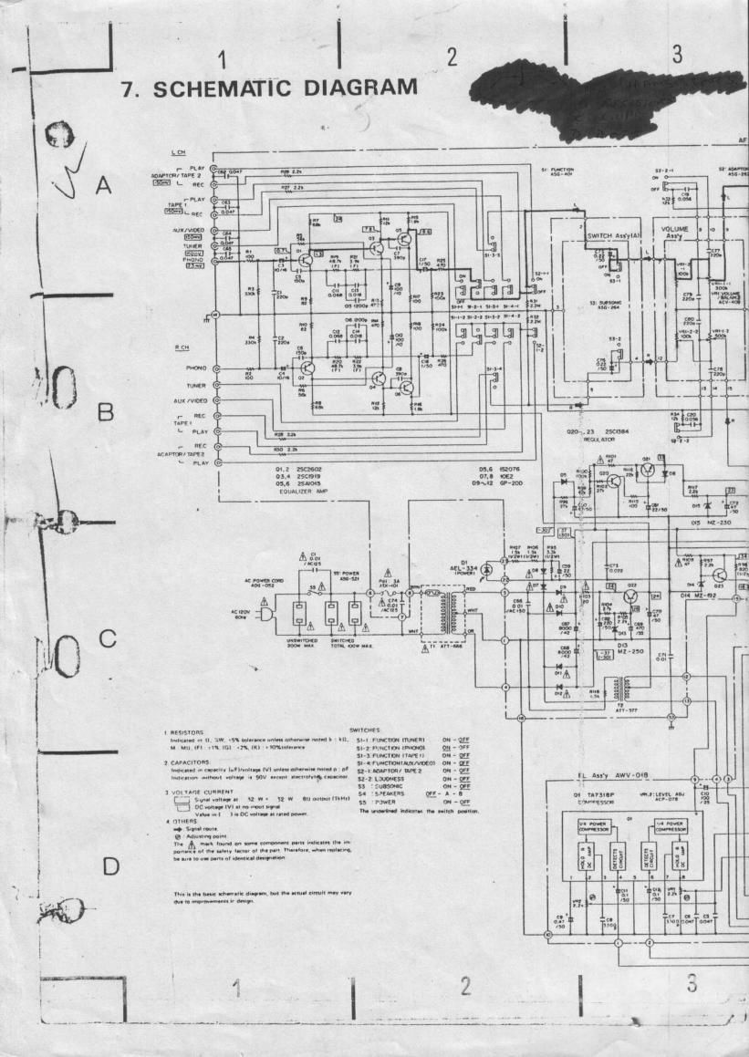 pioneer sa 520 schematic