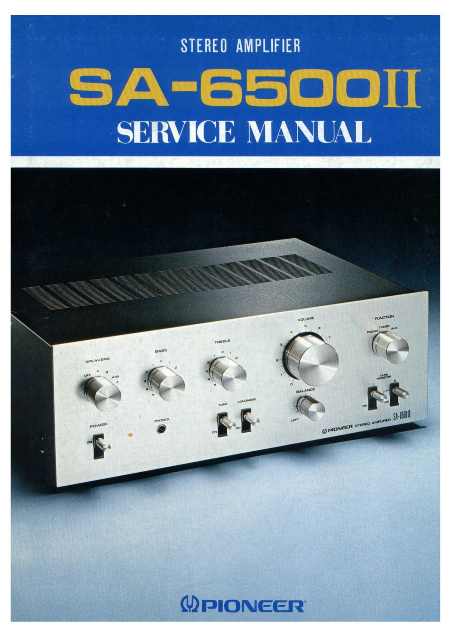 pioneer sa 6500 mk2 service manual