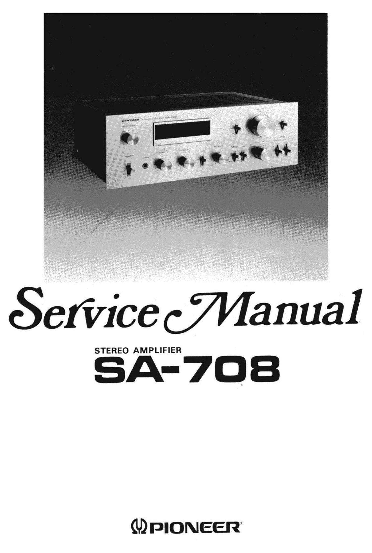 pioneer sa 708 schematic