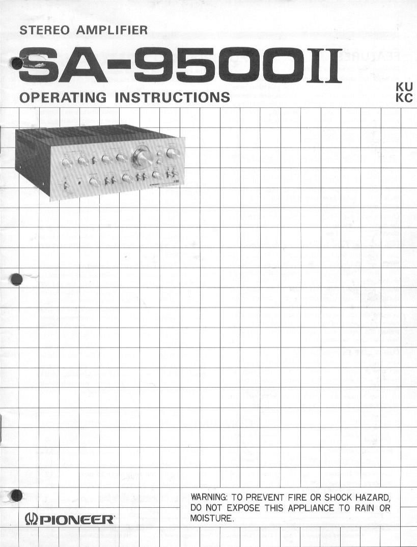 pioneer sa 9100 mk2 owners manual