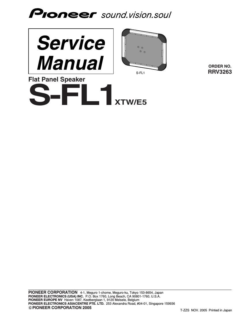 pioneer s fl1 service manual