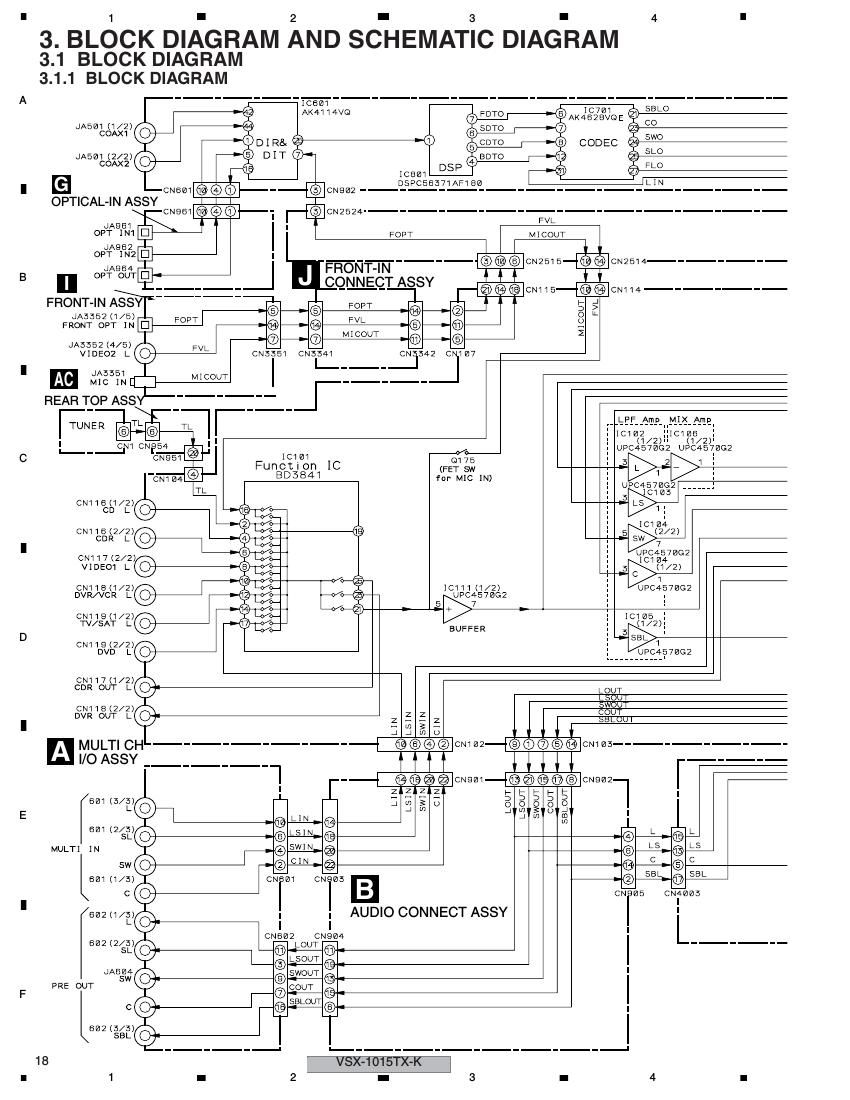 pioneer vsx 1015 tx schematic