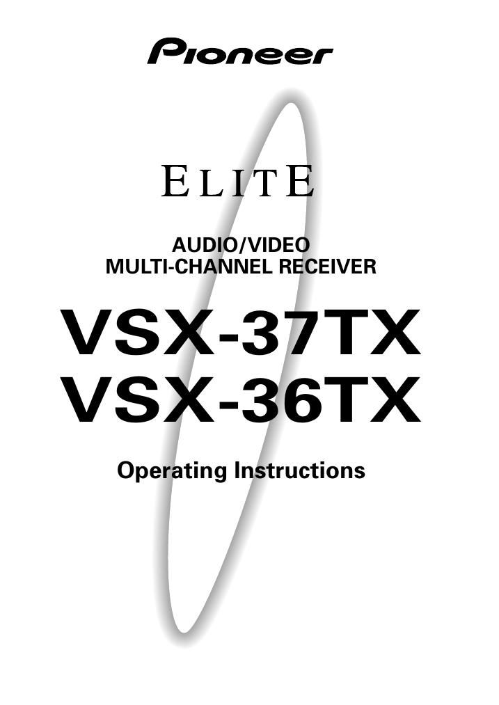 pioneer vsx 36 tx service manual