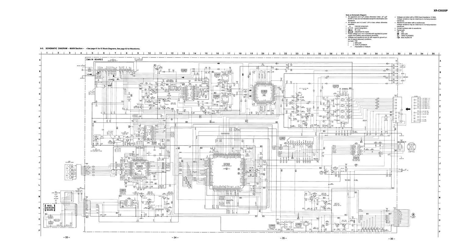 pioneer xrc 553 sp schematic