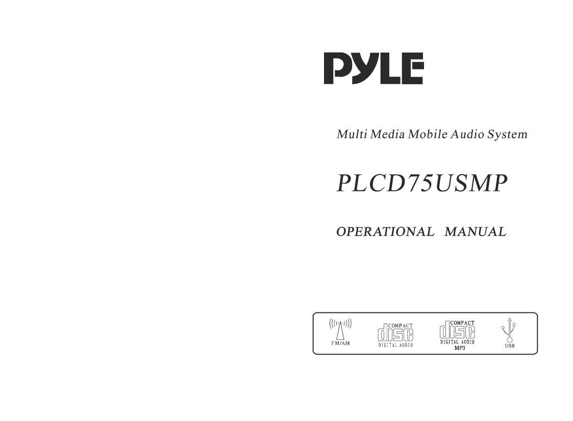 pyle plcd 75 usmp owners manual