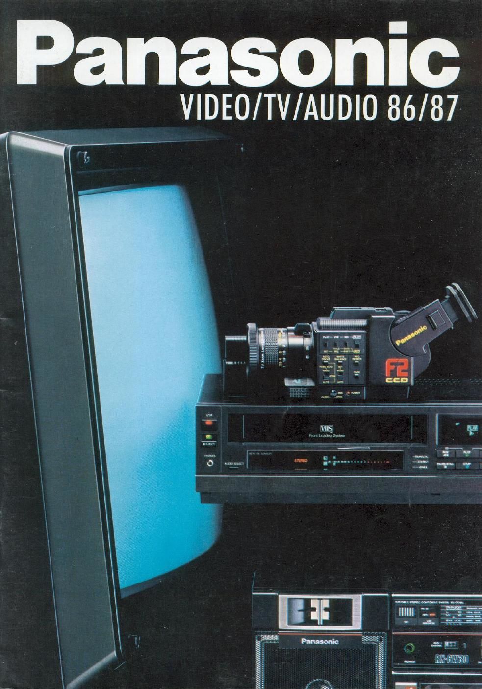 panasonic catalogs 1986 87 panasonic