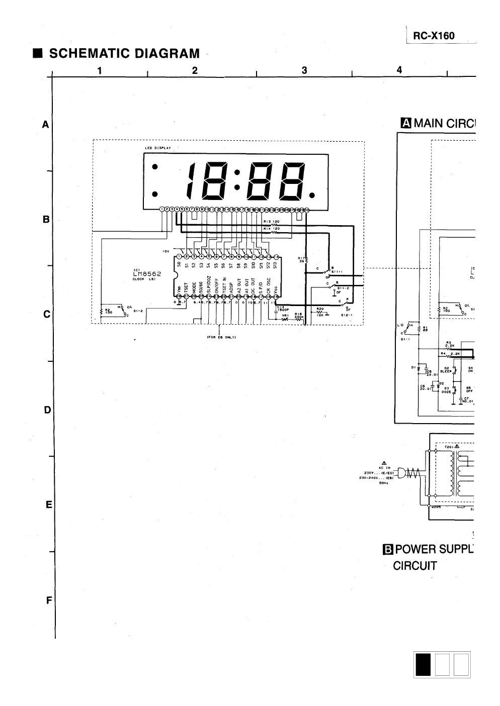 Free Audio Service Manuals - Free download panasonic rc x160