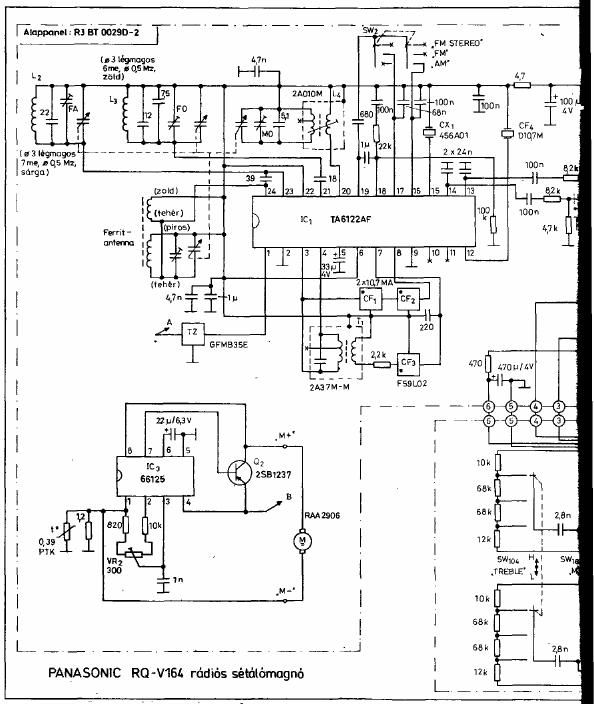 panasonic rq v 164 schematic