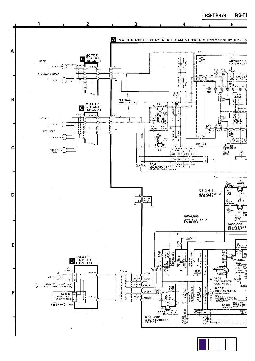 panasonic rs tr 474 schematic