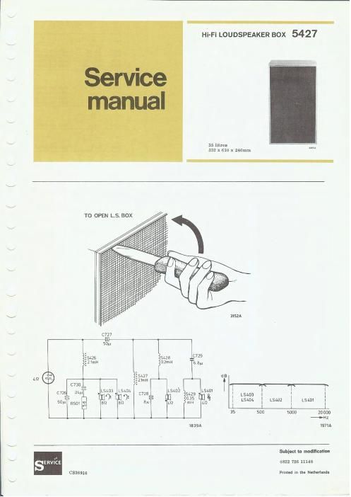 philips 22 rh 427 service manual