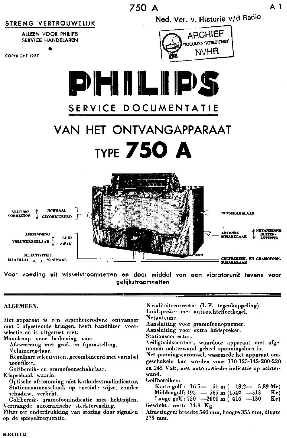 philips 750 a 2