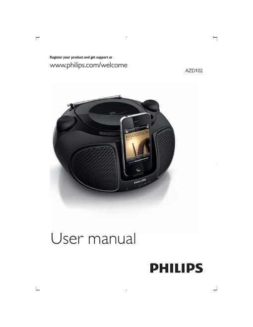 philips az d 102 owners manual