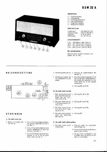 philips b 3 w 22 a service manual