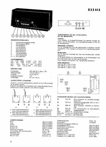 philips b 3 x 44 a service manual