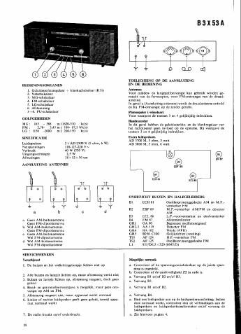 philips b 3 x 53 a service manual