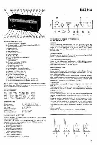 philips b 8 x 44 a