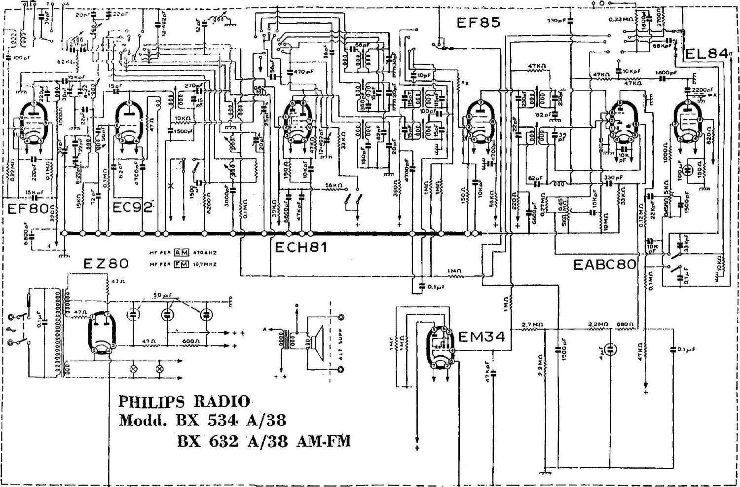 philips bx 534 a 38