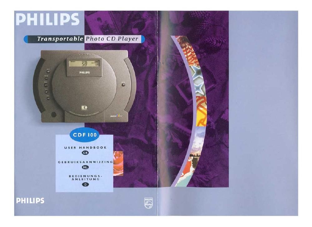 philips cd f 100 owners manual