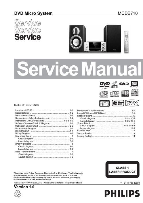 philips mcdb 710 service manual