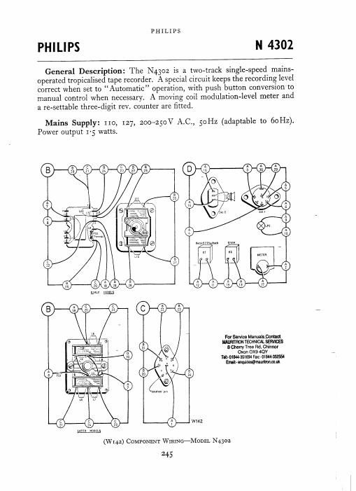 philips n 4302 service manual