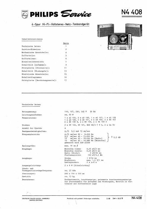 philips n 4408 service manual 2