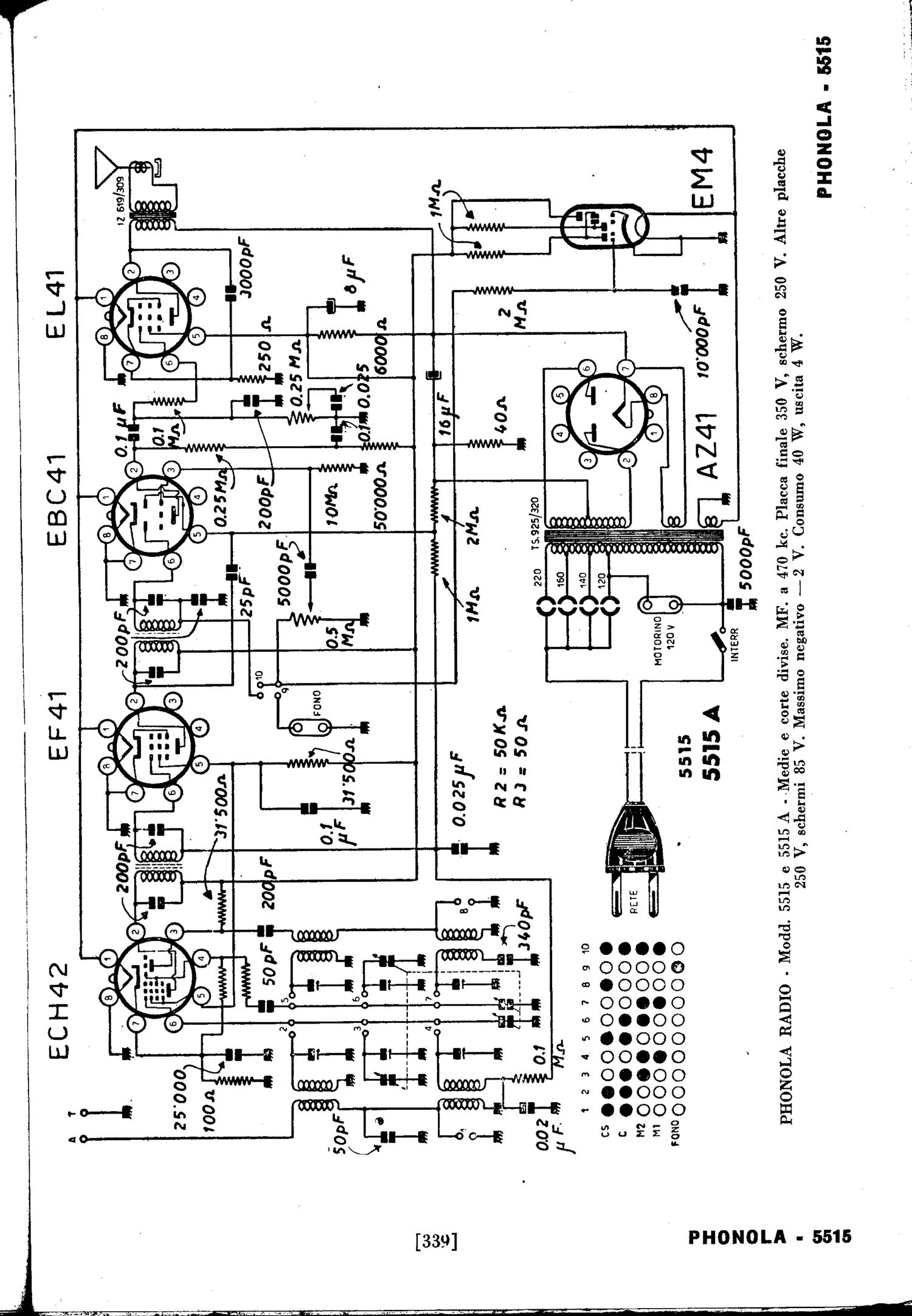 phonola 5515 version