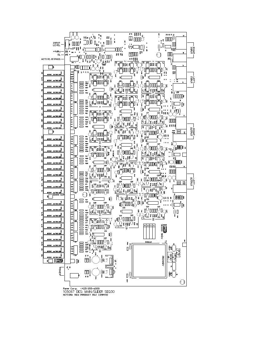 rane SEQ 30 Stereo EQ Schematics